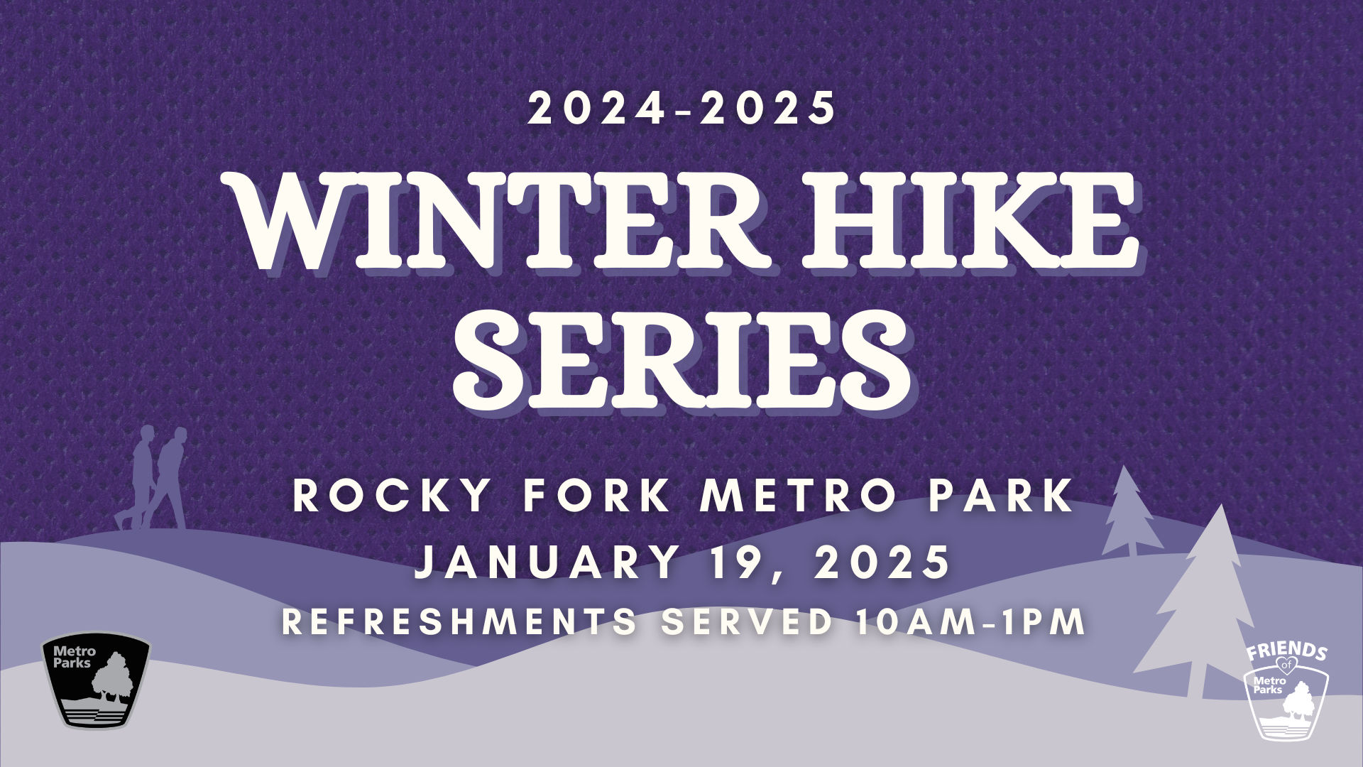 Rocky Fork Winter Hike Graphic 2025