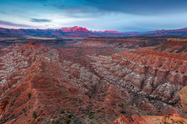 While Gooseberry Mesa is more known for its mountain biking, being on foot allows hikers to soak up all the views. 