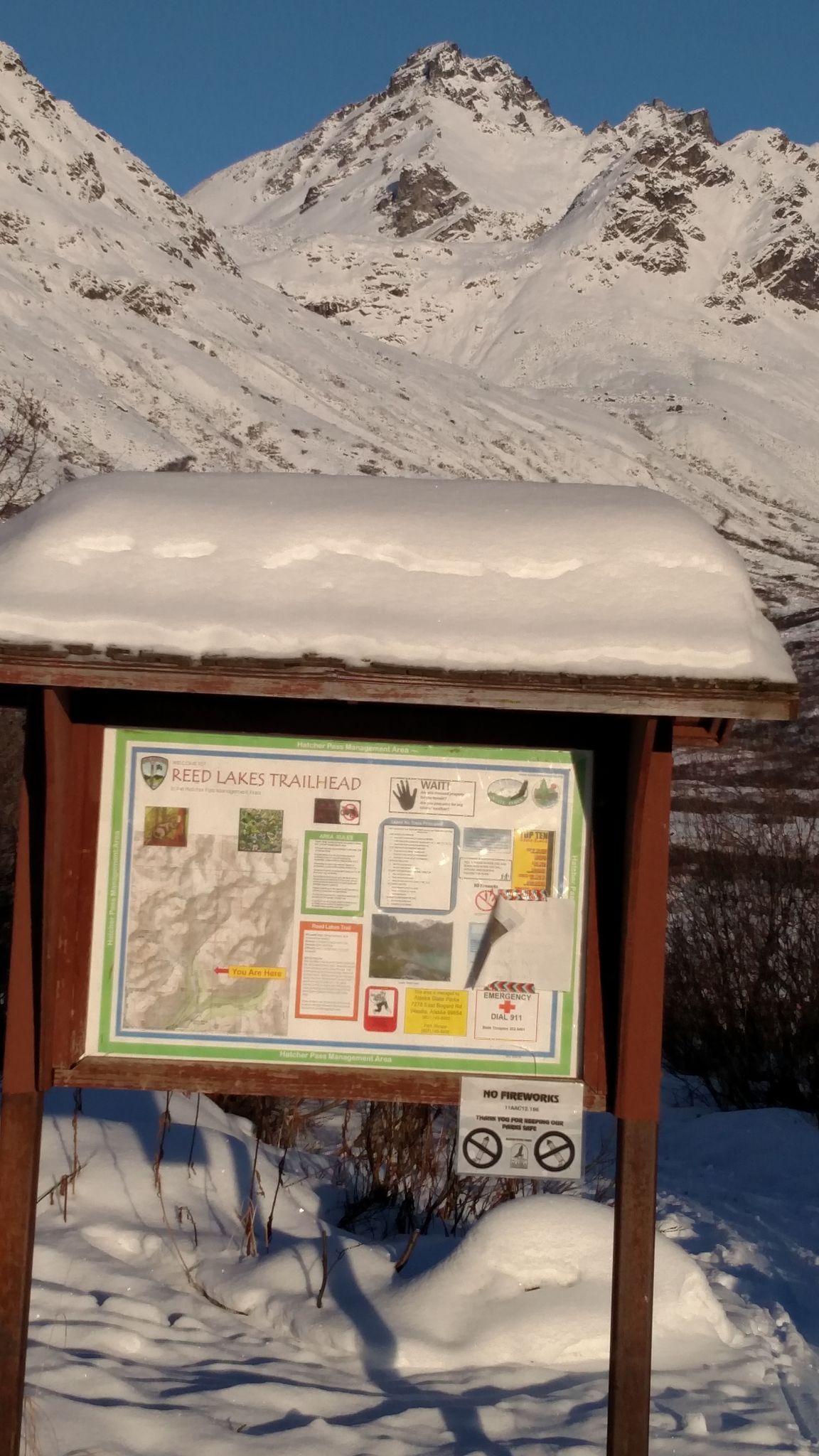 Reed Lakes Trailhead