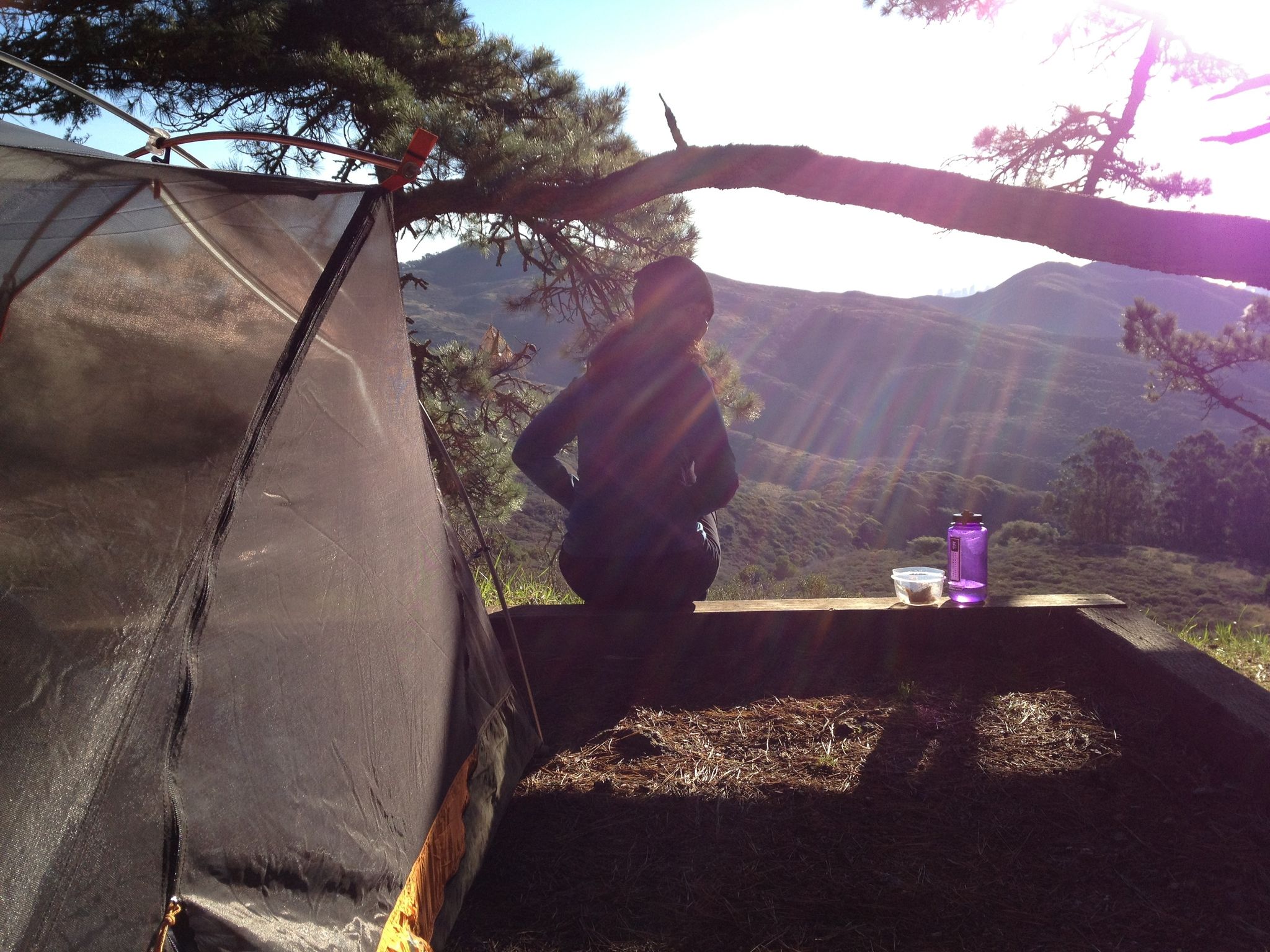 Morning at Hawk Camp