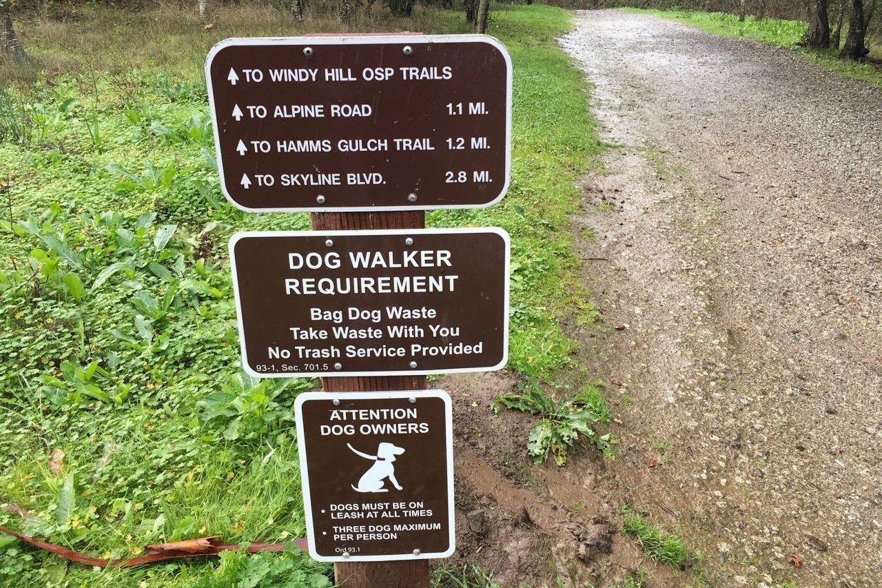 Betsy Crowder / Spring Ridge Trailhead Sign