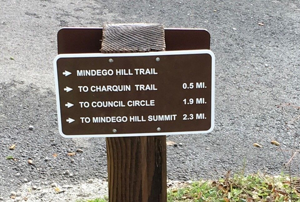 Mindego Hill Trailhead Sign