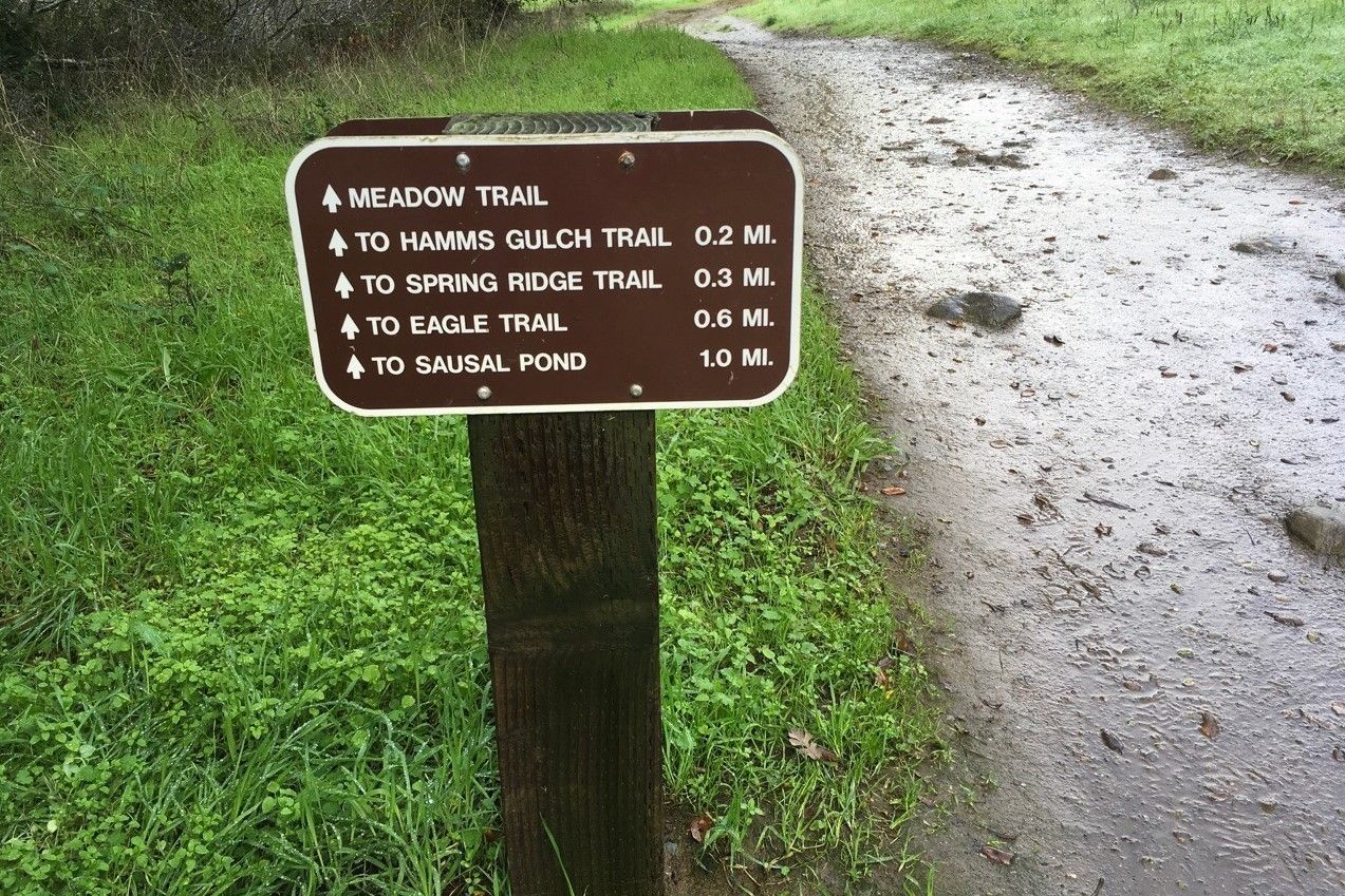 Meadow Trailhead Sign