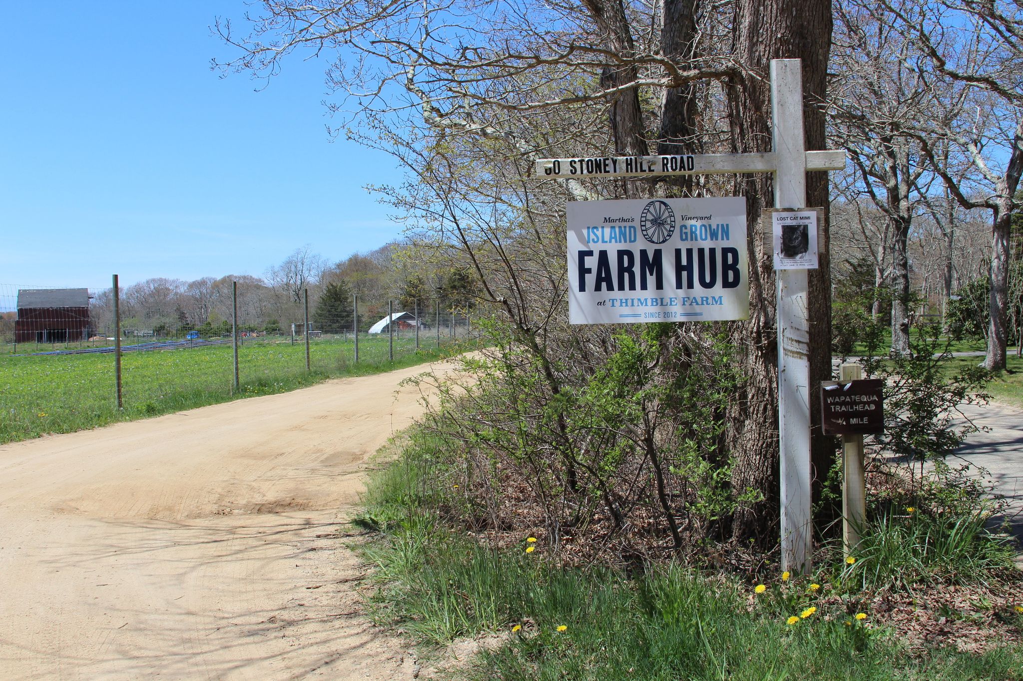 near Head of the Pond intersection